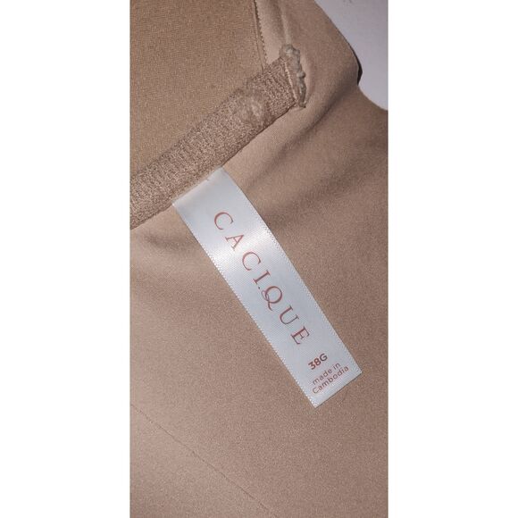 Cacique Totally Smooth Full Coverage Front-Close Bra Size 38G - Picture 4 of 8